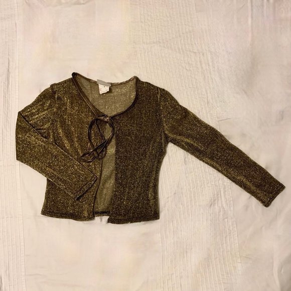 green fairy blouse with ribbon to tie - Picture 1 of 2